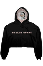 Load image into Gallery viewer, Divine Feminine Crop Fleece Hoodie
