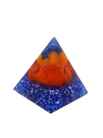 Load image into Gallery viewer, Lapis Lazuli &amp; Silver Pyramid

