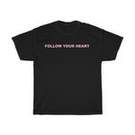 Load image into Gallery viewer, Follow Your Heart Cotton Tee
