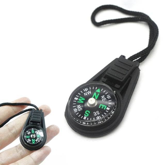 Mini Compass Survival Kit with Keychain